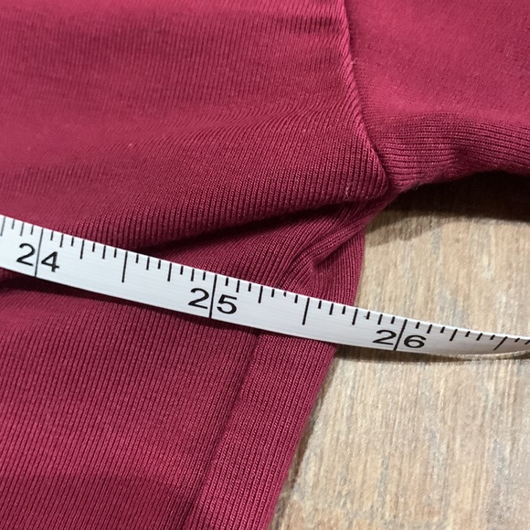 Garnet Hill Cranberry Tencel Cowl Neck Knit Tunic - sz L - Picture 7 of 9